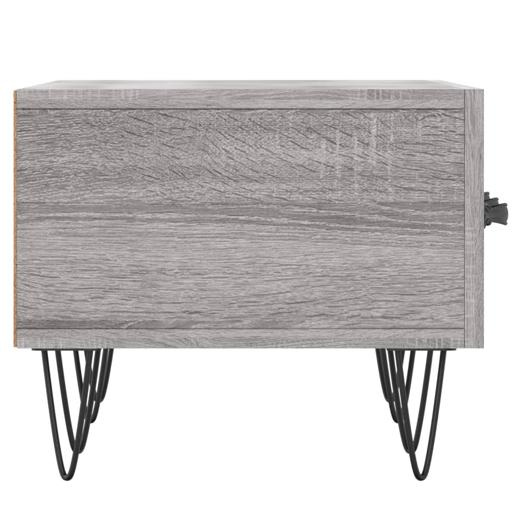 vidaXL TV Cabinet Grey Sonoma 150x36x30 cm Engineered Wood 6