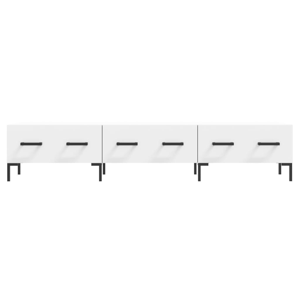 TV Cabinet 150x36x30 cm Engineered Wood White