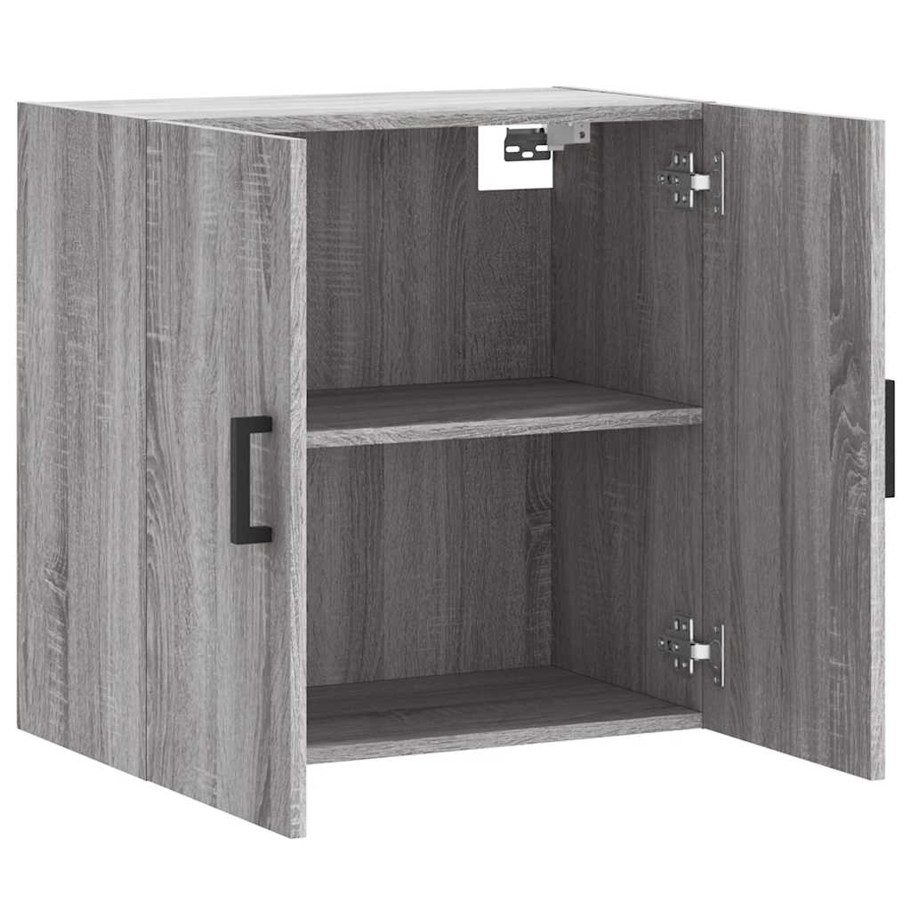 vidaXL Wall Cabinet Grey Sonoma 60x31x60 cm Engineered Wood 6