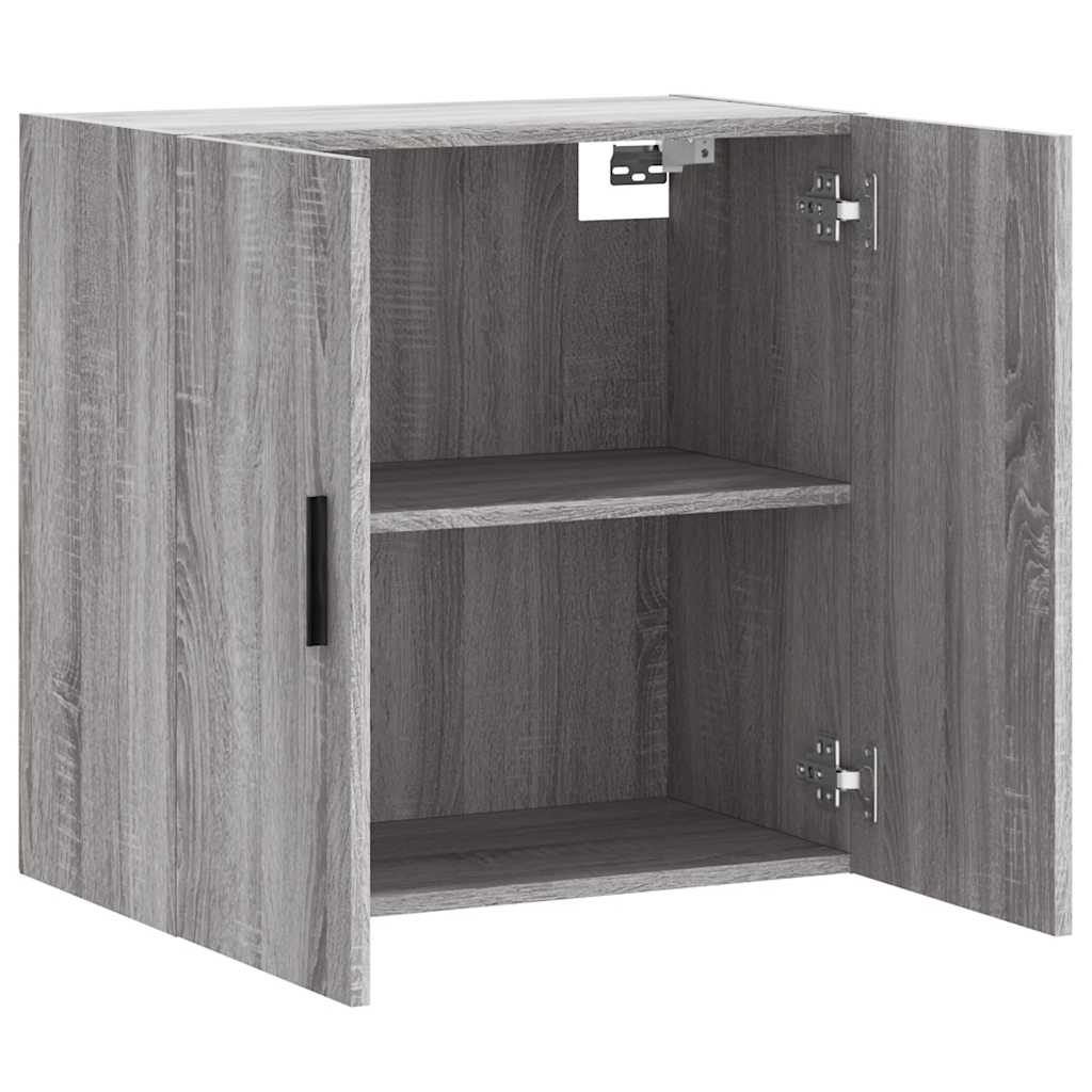 vidaXL Wall Cabinet Grey Sonoma 60x31x60 cm Engineered Wood 6