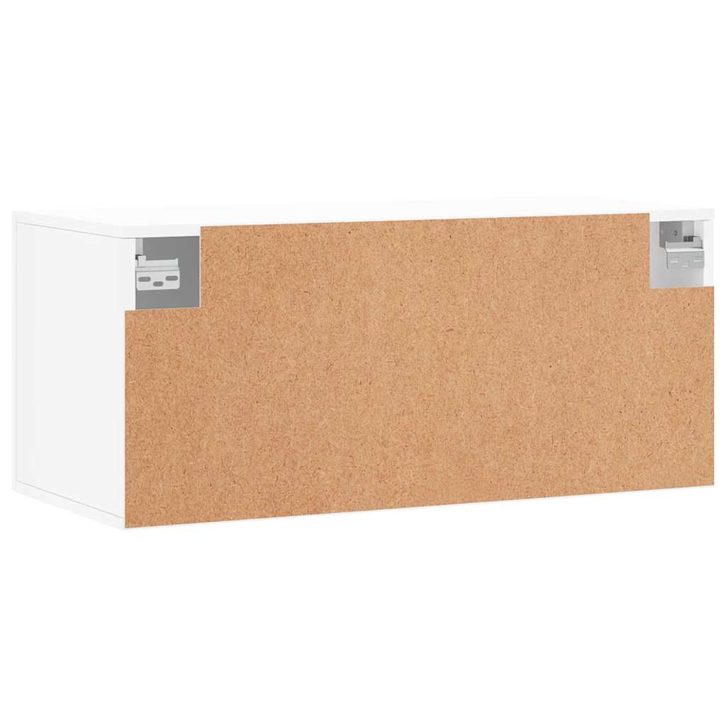 vidaXL Wall Cabinet White 80x36,5x35 cm Engineered Wood 6