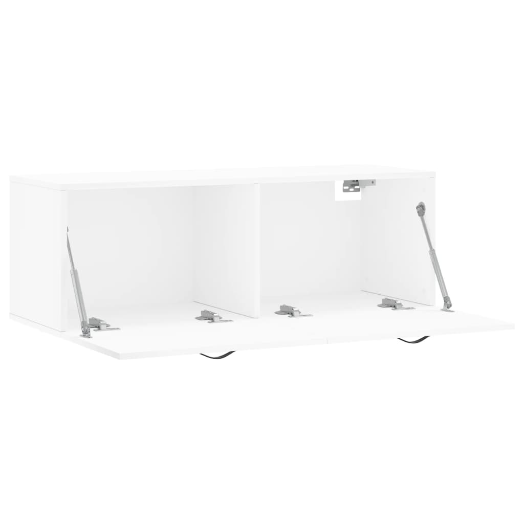 vidaXL Wall Cabinet White 100x36,5x35 cm Engineered Wood 6