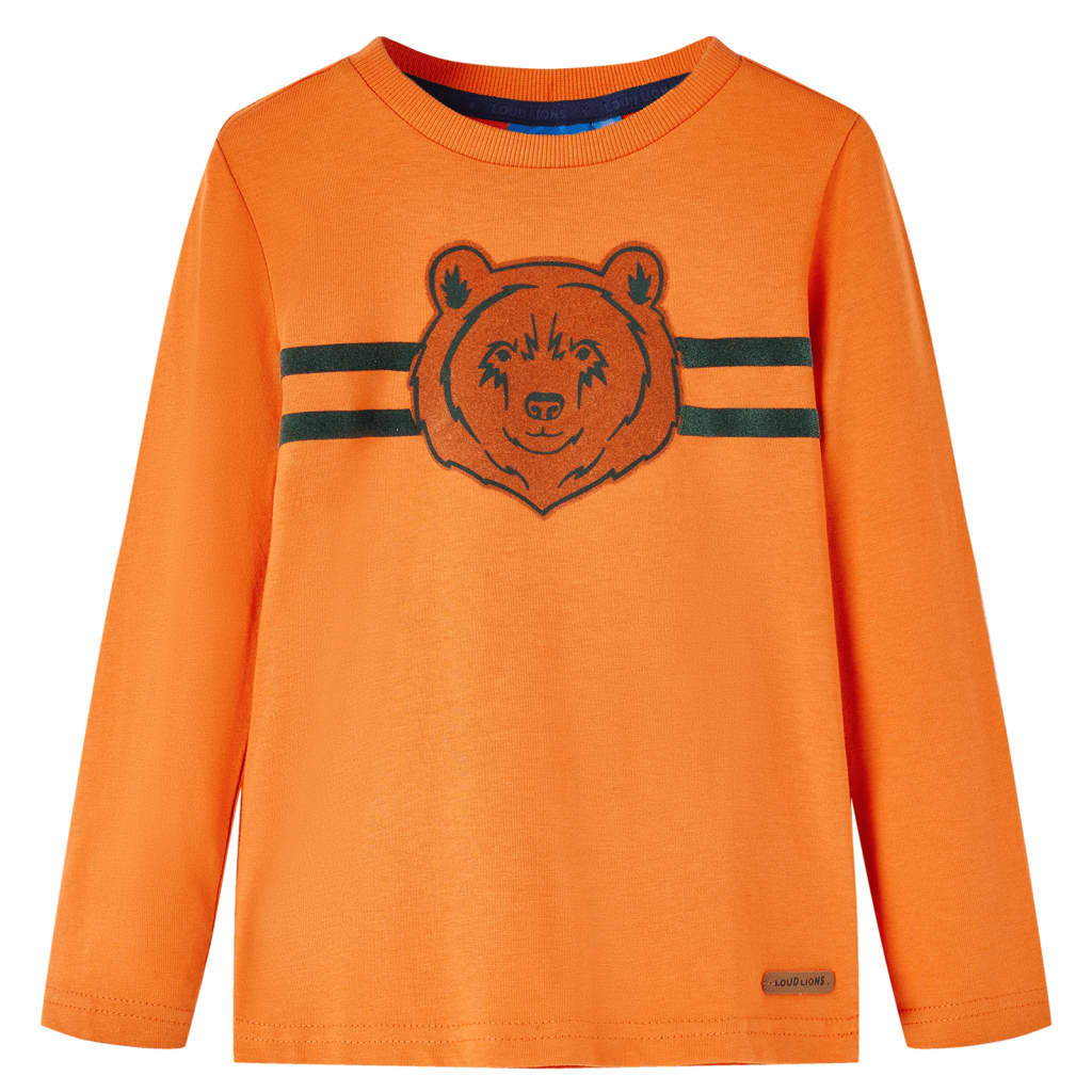 Kids T-shirt Long Sleeves Orange