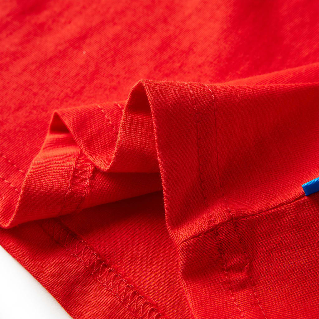 Kids' T-shirt with Long Sleeves 92 Red