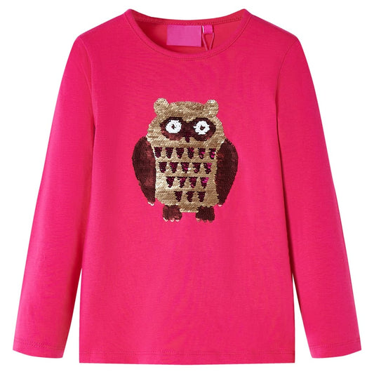 Kids' T-shirt with Long Sleeves 92 Pink 92 (1.5-2y)