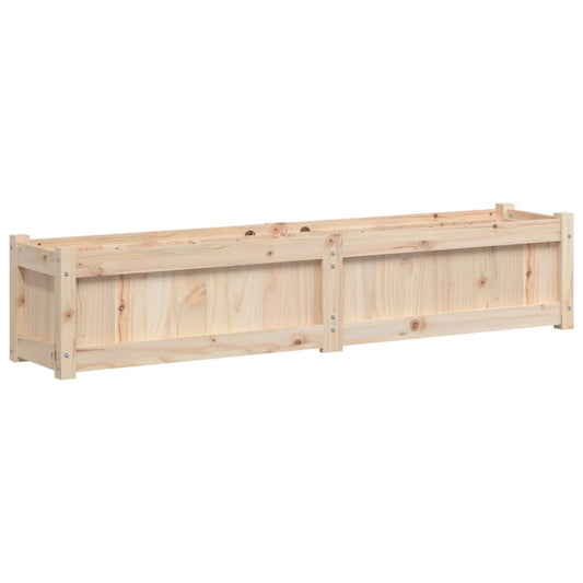 vidaXL Garden Planter 150x31x31 cm Solid Wood Pine 2