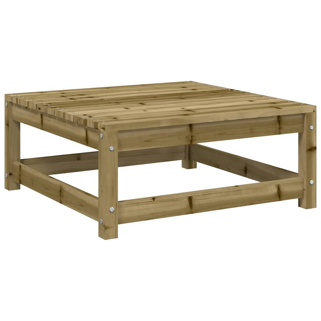 vidaXL Garden Footstool 70x70x30 cm Impregnated Wood Pine 6