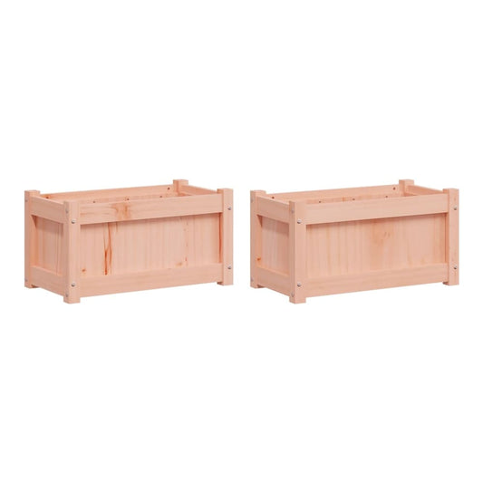 Garden Planters Solid Wood Pine Natural douglas