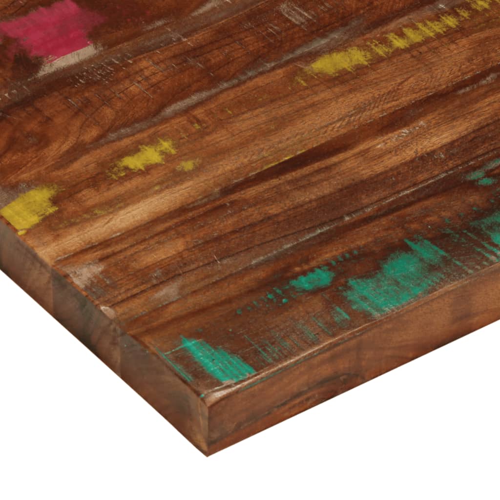 vidaXL Table Top 80x80x1.5 cm Square Solid Wood Reclaimed 6
