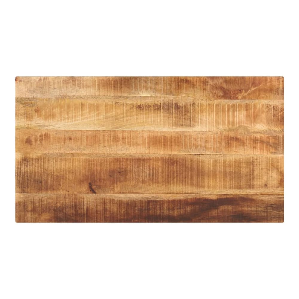Table Top 50x50x2.5 cm Square Solid Wood Rough Mango Thickness 25 mm Rough Mango wood(natural) 120 cm