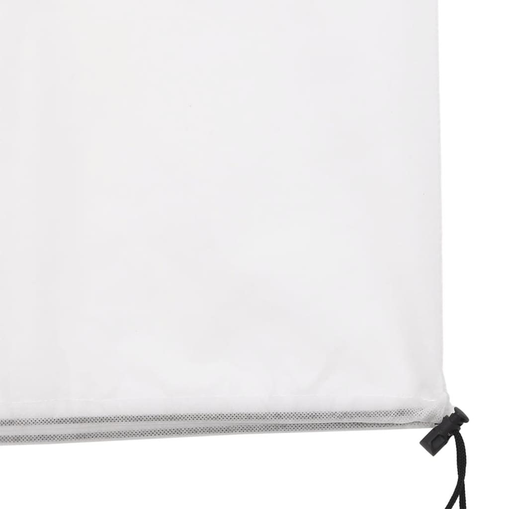 vidaXL Plant Fleece Covers with Zip 2 pcs 70 g/m² 3.93x3 m 6