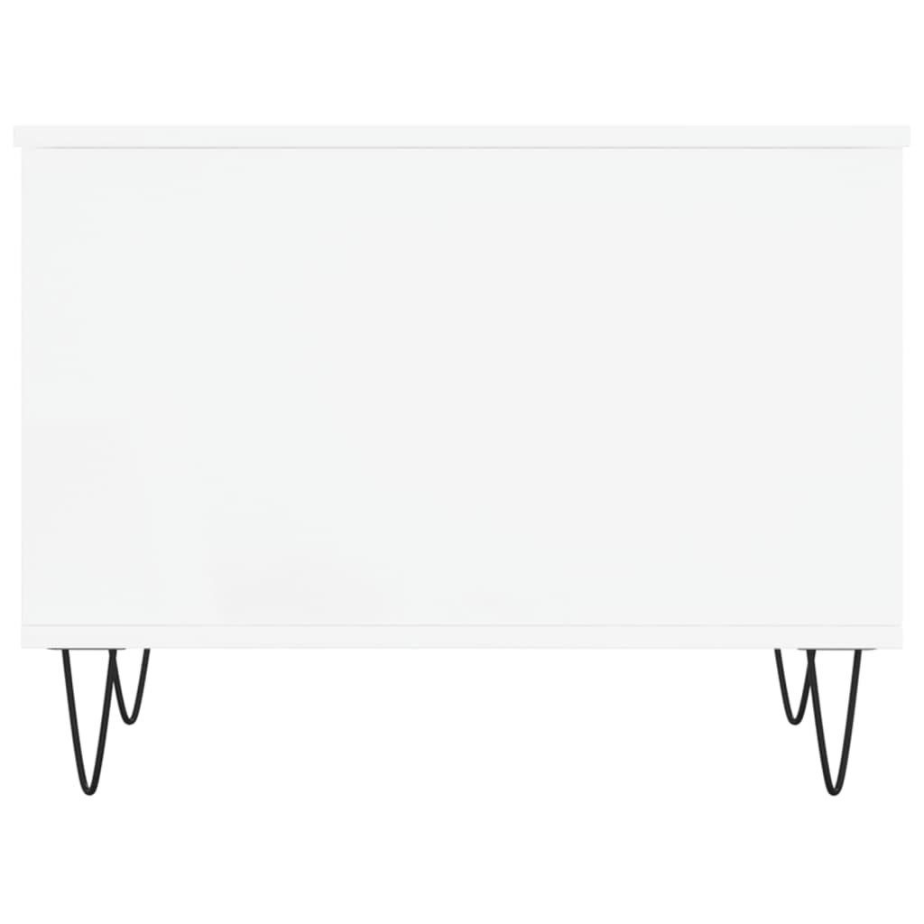 vidaXL Coffee Table White 60x44.5x45 cm Engineered Wood 6