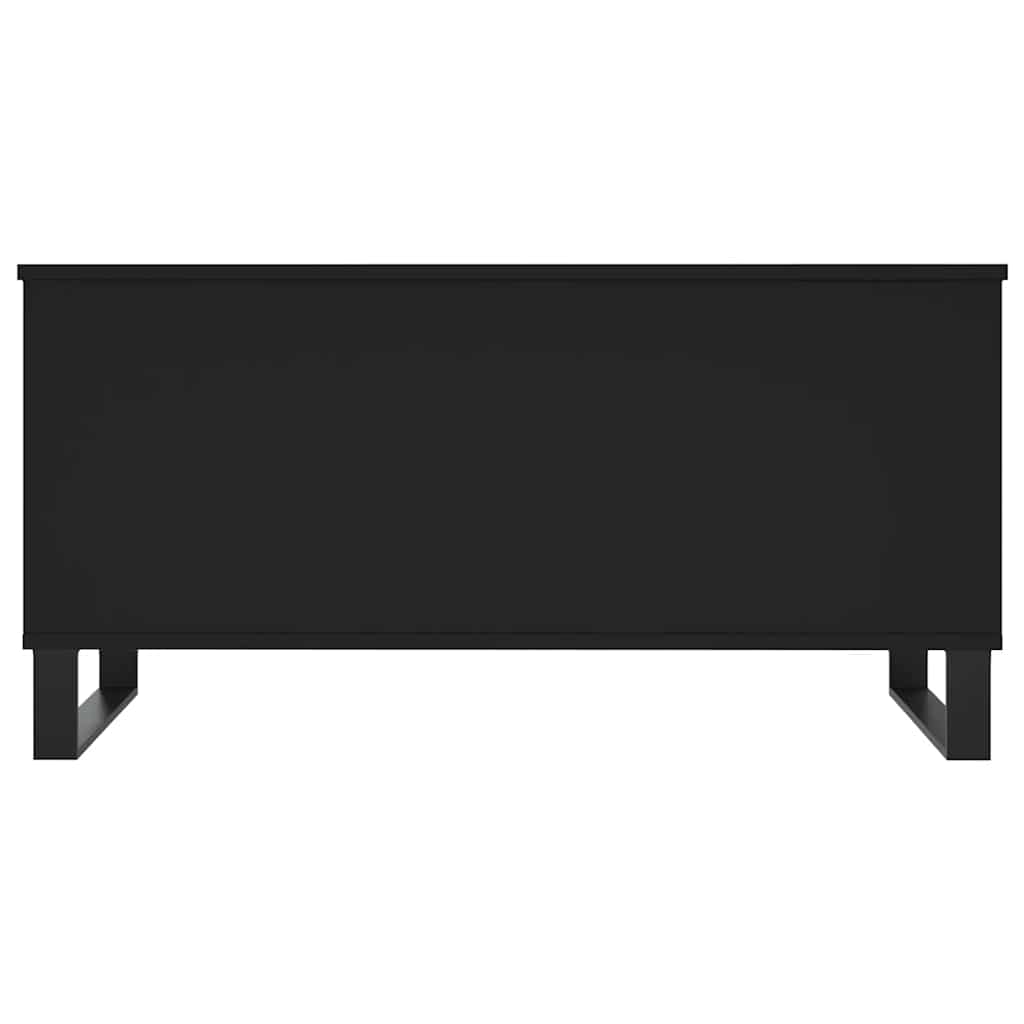 vidaXL Coffee Table Black 90x44.5x45 cm Engineered Wood 6