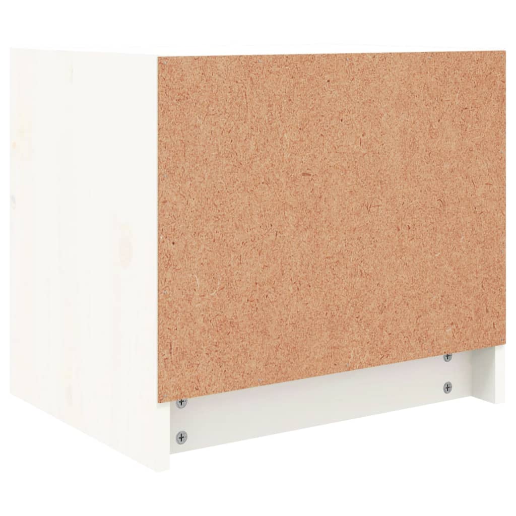 vidaXL Bedside Cabinets 2 pcs White 40x31x35,5 cm Solid Wood Pine 6