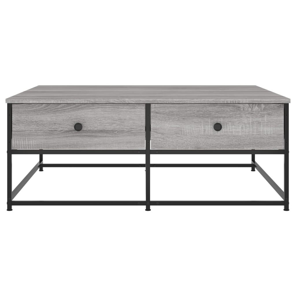 vidaXL Coffee Table Grey Sonoma 100x99x40 cm Engineered Wood 6