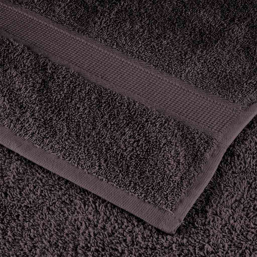 vidaXL Sauna Towels "FROGN" 4 pcs Anthracite 80x200 cm 360 gsm 6