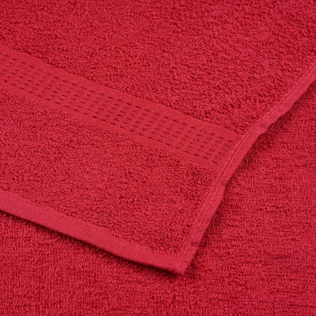 vidaXL Towels "FROGN" 4 pcs Red 100x200 cm 360 gsm 6