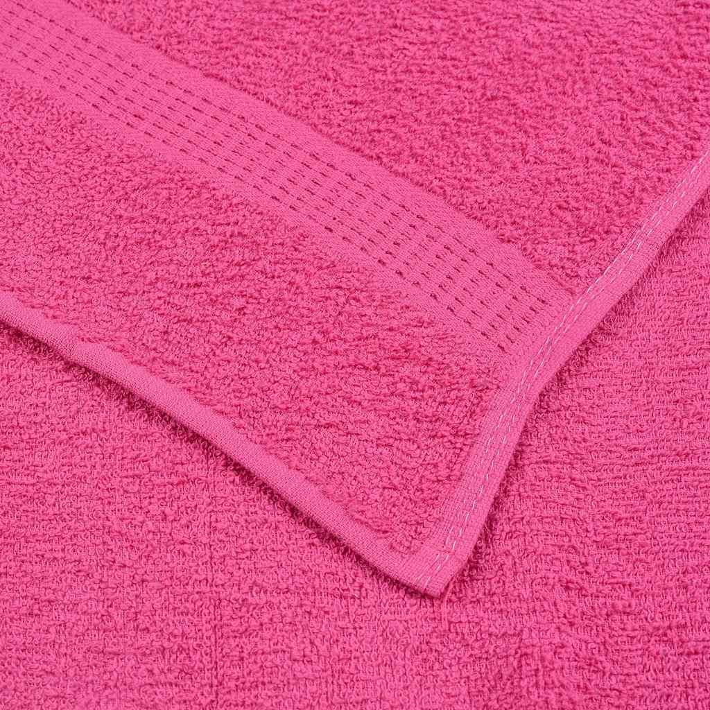 vidaXL Towels "FROGN" 4 pcs Pink 100x200 cm 360 gsm 6