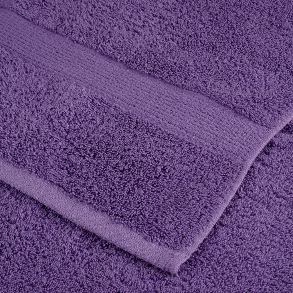 vidaXL Premium Shower Towels SOLUND 4 pcs Purple 70x140 cm 600 gsm 6