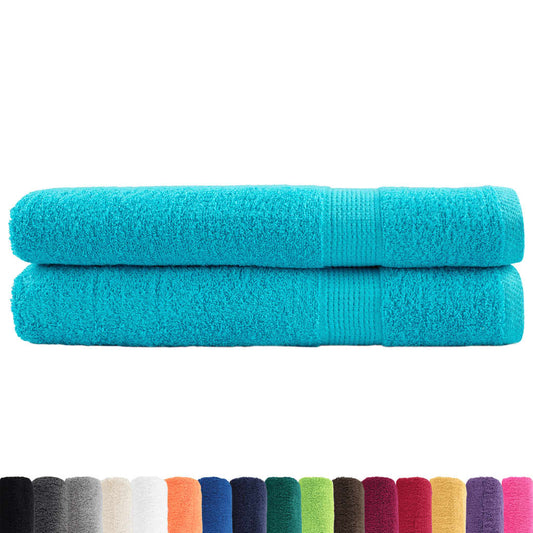 Premium Towels SOLUND 2 pcs Turquoise 600 gsm