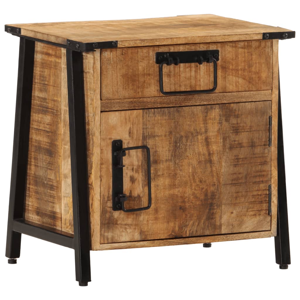 vidaXL Bedside Cabinet 40x30x42 cm Solid Wood Mango 4