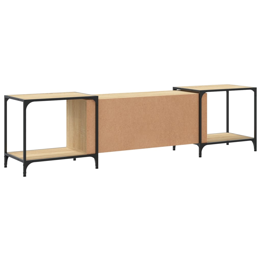 vidaXL TV Cabinet Sonoma Oak 203x37x50 cm Engineered Wood 6