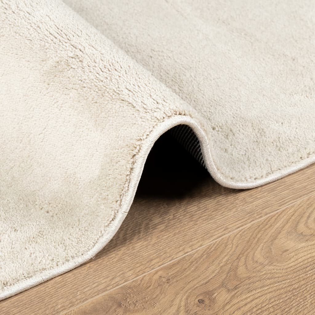 vidaXL Rug OVIEDO Short Pile Beige 140x200 cm 6