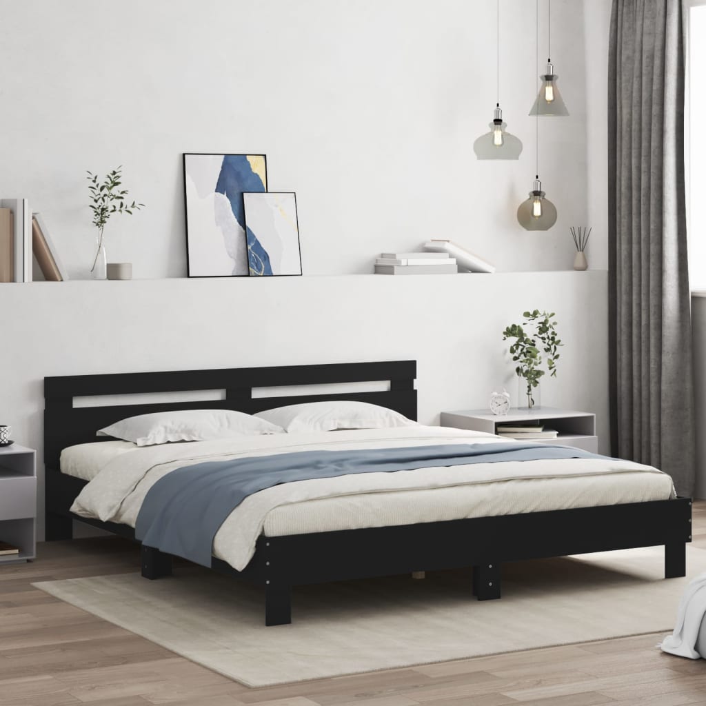 Bed Frame without Mattress Black