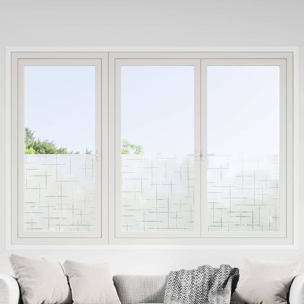 vidaXL Window Films 4 pcs Pattern PVC Length 20 m