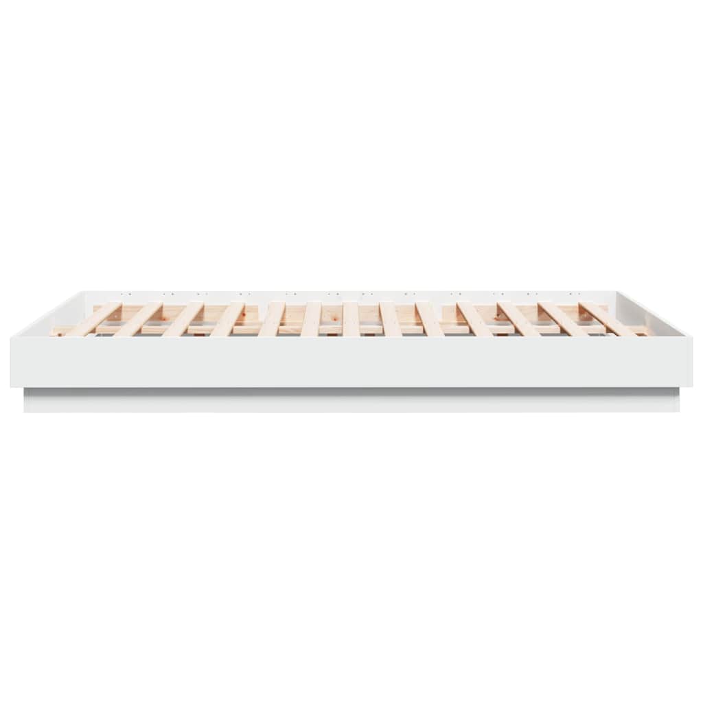 Bed Frame without Mattress 120x200 cm White