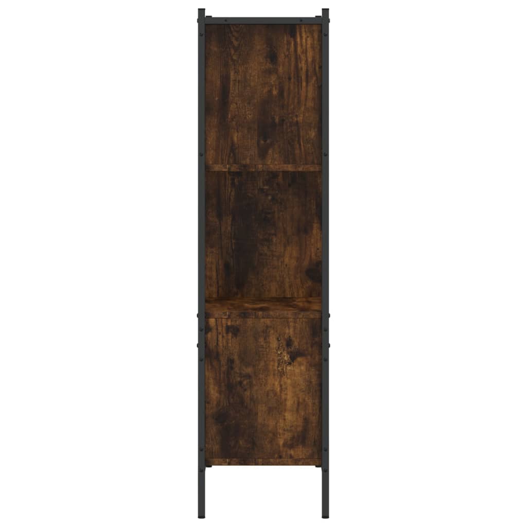 vidaXL Bookcase Smoked Oak 72x28x109 cm Engineered Wood 6