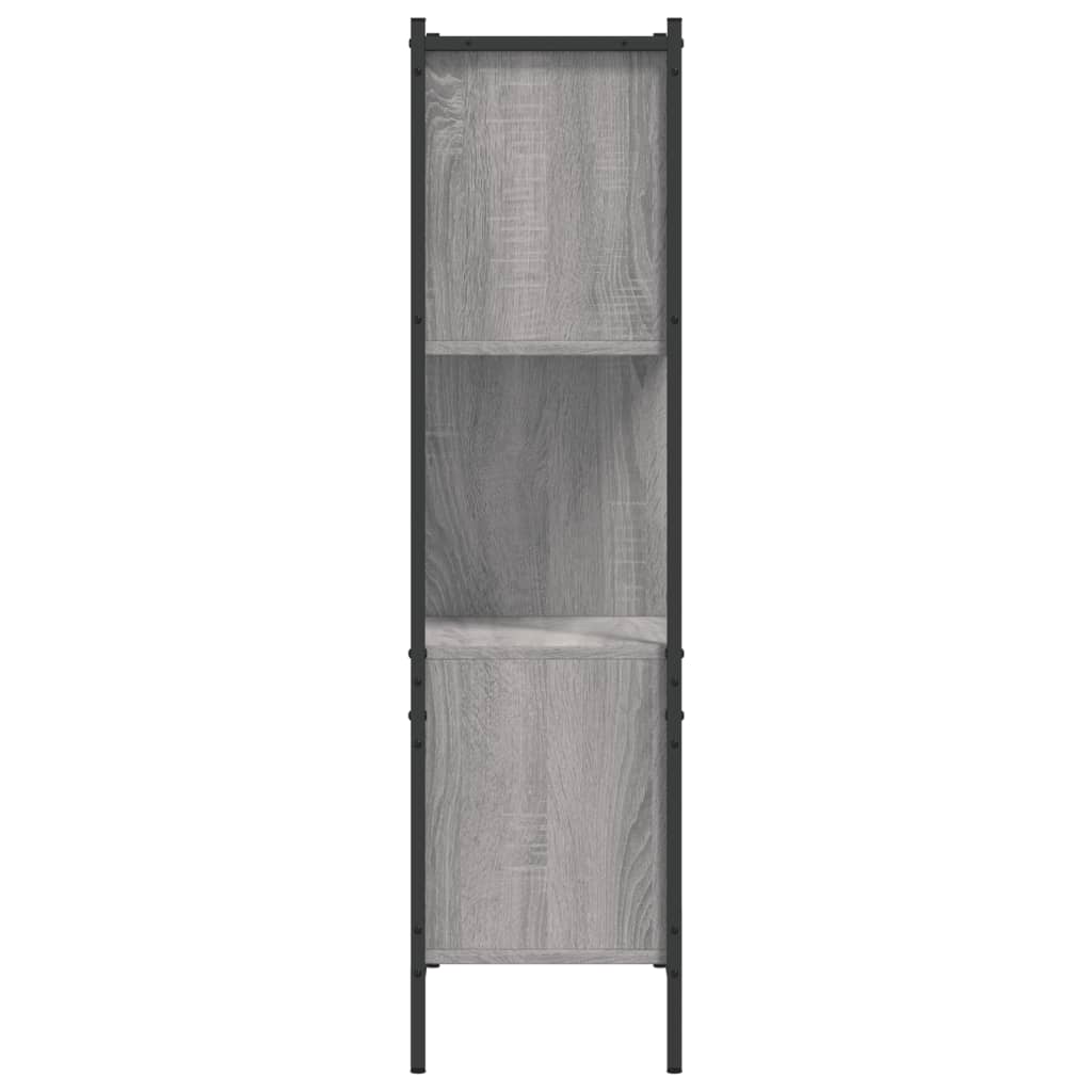 vidaXL Bookcase Grey Sonoma 72x28x109 cm Engineered Wood 6