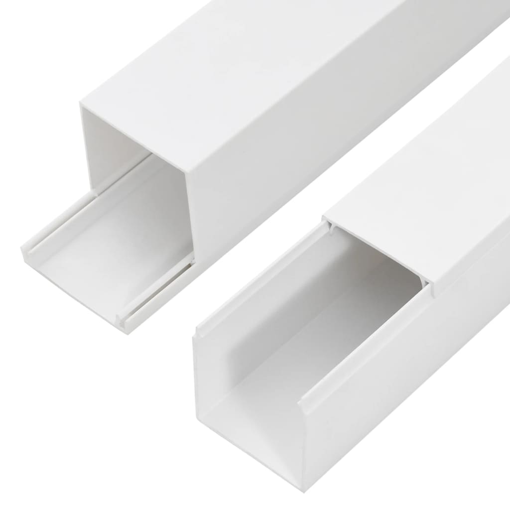 vidaXL Cable Trunking 100x40 mm 10 m PVC 6
