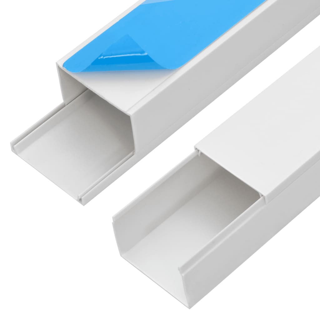 vidaXL Cable Trunking Self-Adhesive 50x25 mm 30 m PVC 6