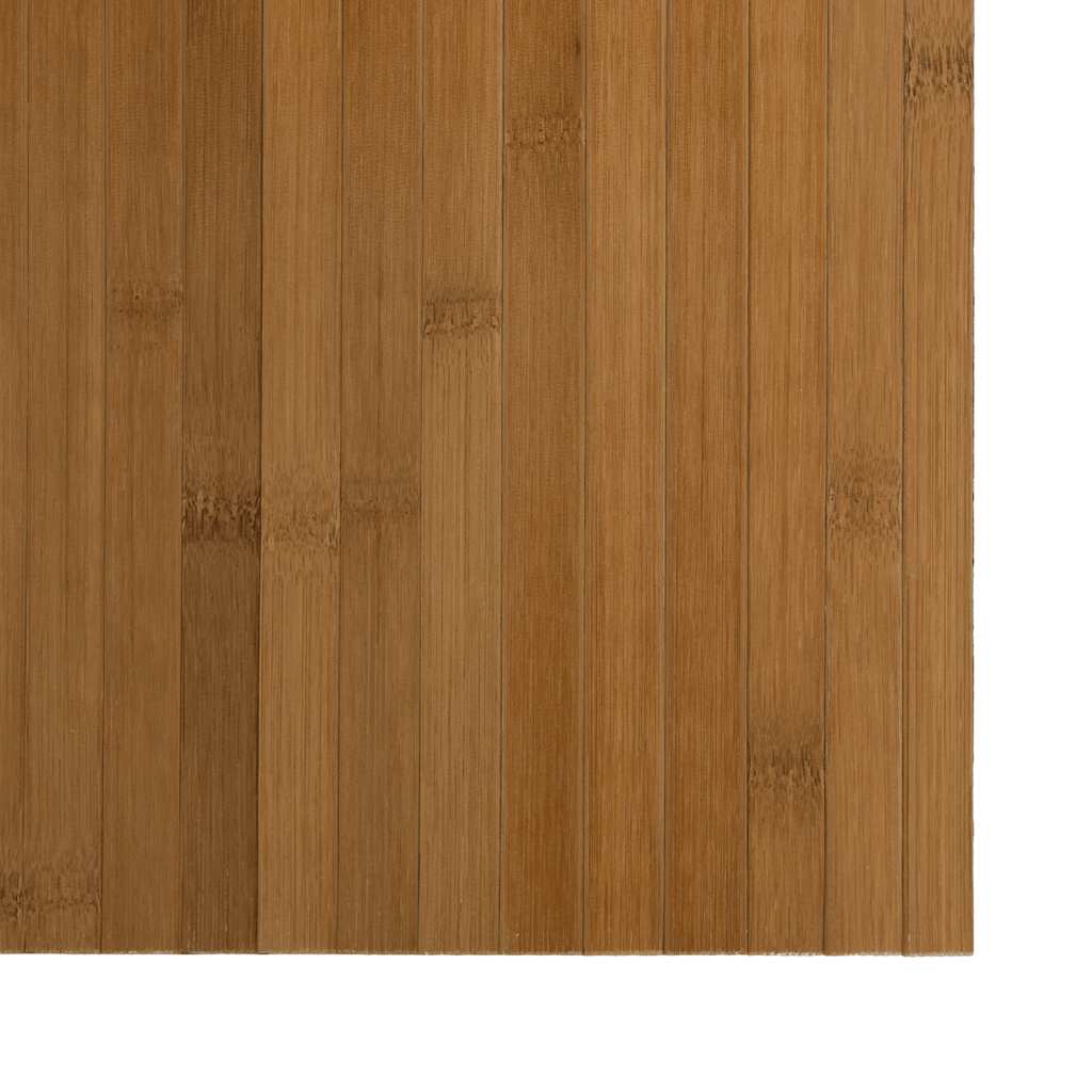 vidaXL Rug Rectangular Brown 100x400 cm Bamboo 6