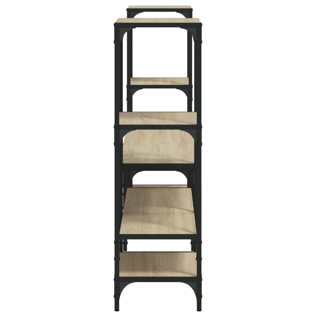 vidaXL TV Cabinet Sonoma Oak 206.5x28.5x95 cm Engineered Wood 6