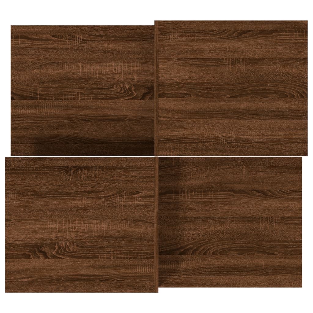 vidaXL Coffee Tables 2 pcs Brown Oak Engineered Wood 6