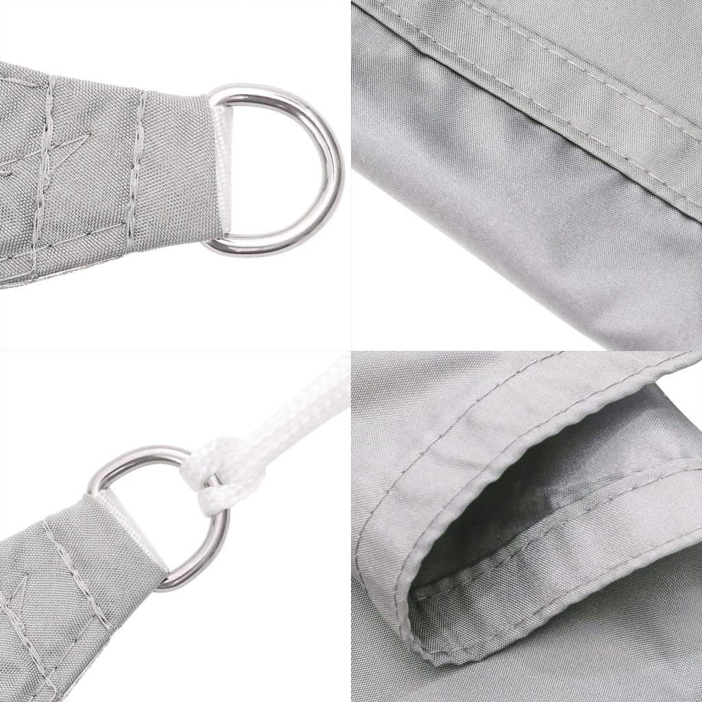vidaXL Sun Shade Sail Light Grey 6x3 m 100% Polyester Oxford 6