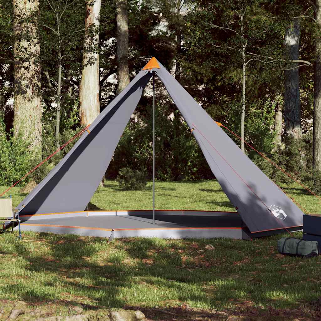 Family Tent Tipi 8-Person Waterproof in Grey