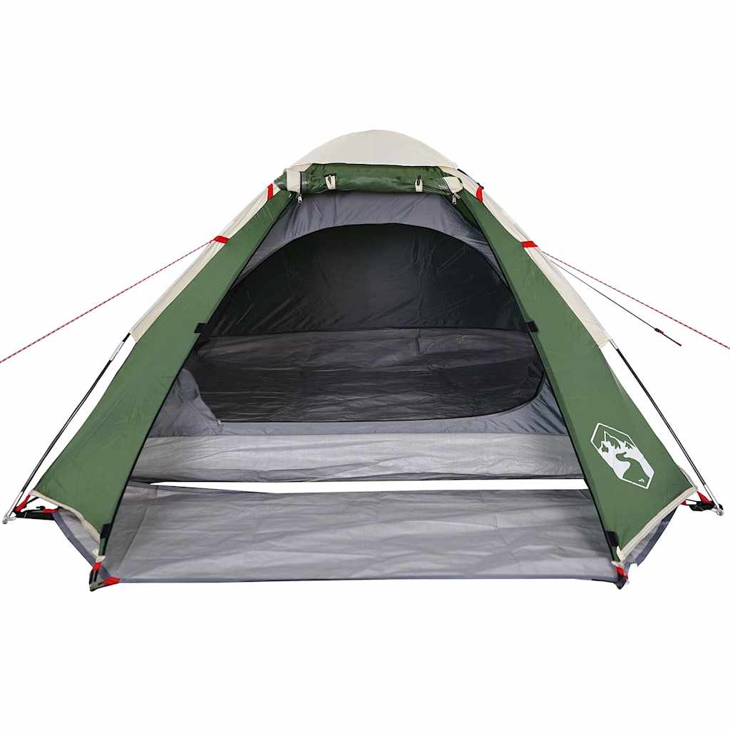 vidaXL Camping Tent Dome 4-Person Green Waterproof 6