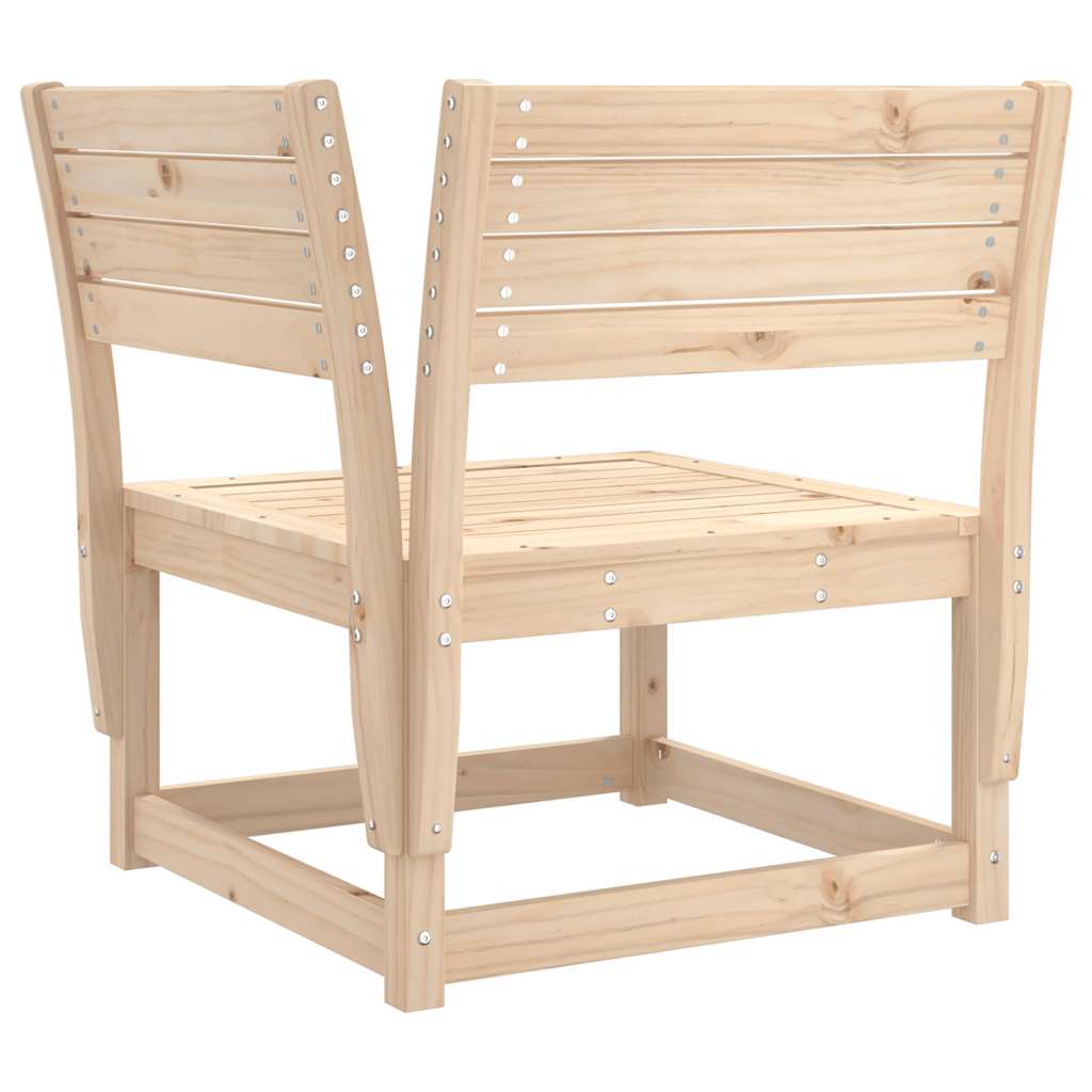 vidaXL Garden Sofa Corner 73x73x78 cm Solid Wood Pine 6