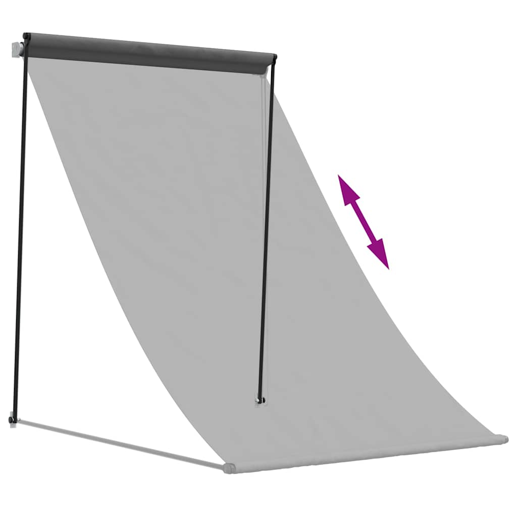 vidaXL Retractable Awning | Anthracite 6