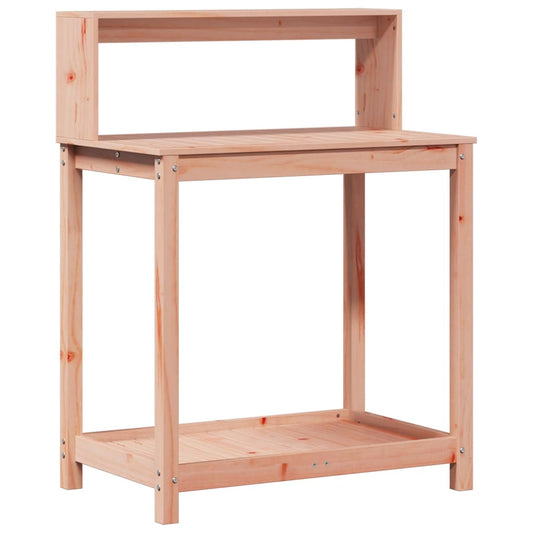 vidaXL Potting Table with Shelves 82.5x50x109.5 cm Solid Wood Douglas 2
