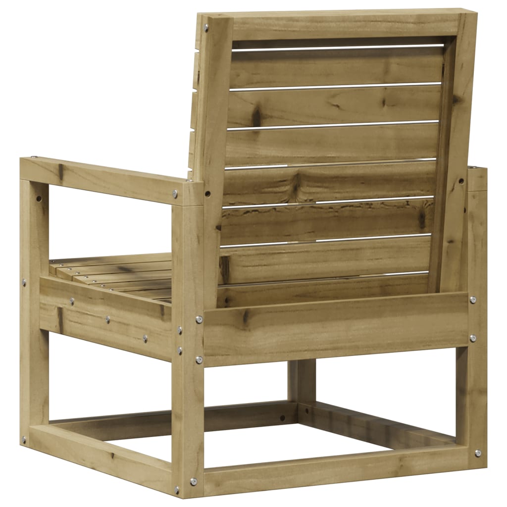 vidaXL Garden Chair 57.5x63x76 cm Impregnated Wood Pine 6