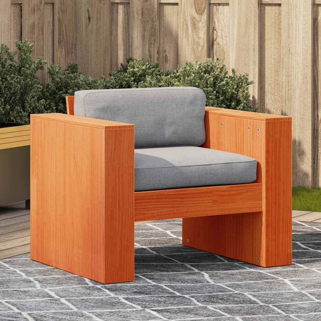 vidaXL Garden Sofa Solid Wood Pine