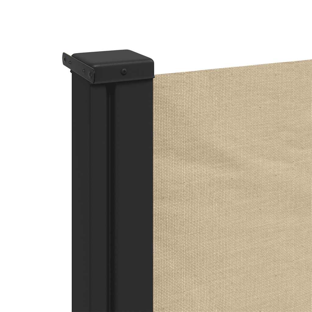 vidaXL Retractable Side Awning Beige 100x500 cm 6