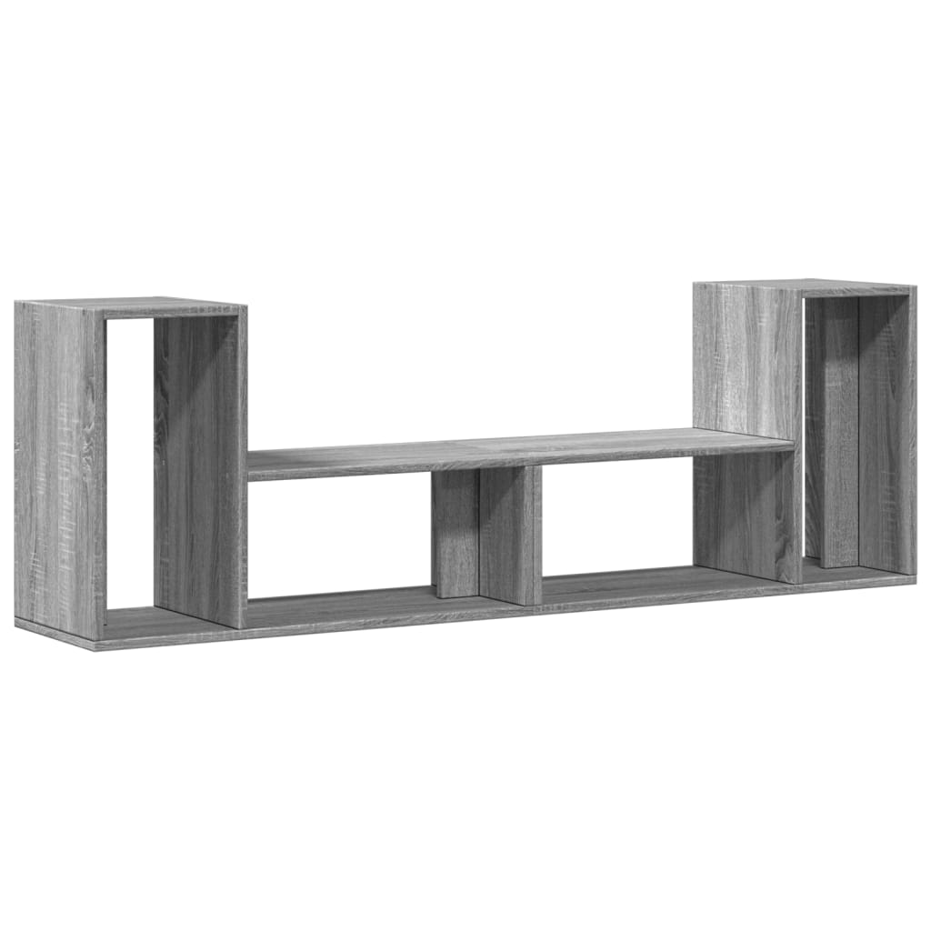 vidaXL 2 Piece TV Cabinet Set Grey Sonoma 75x30x50 cm Engineered Wood 6