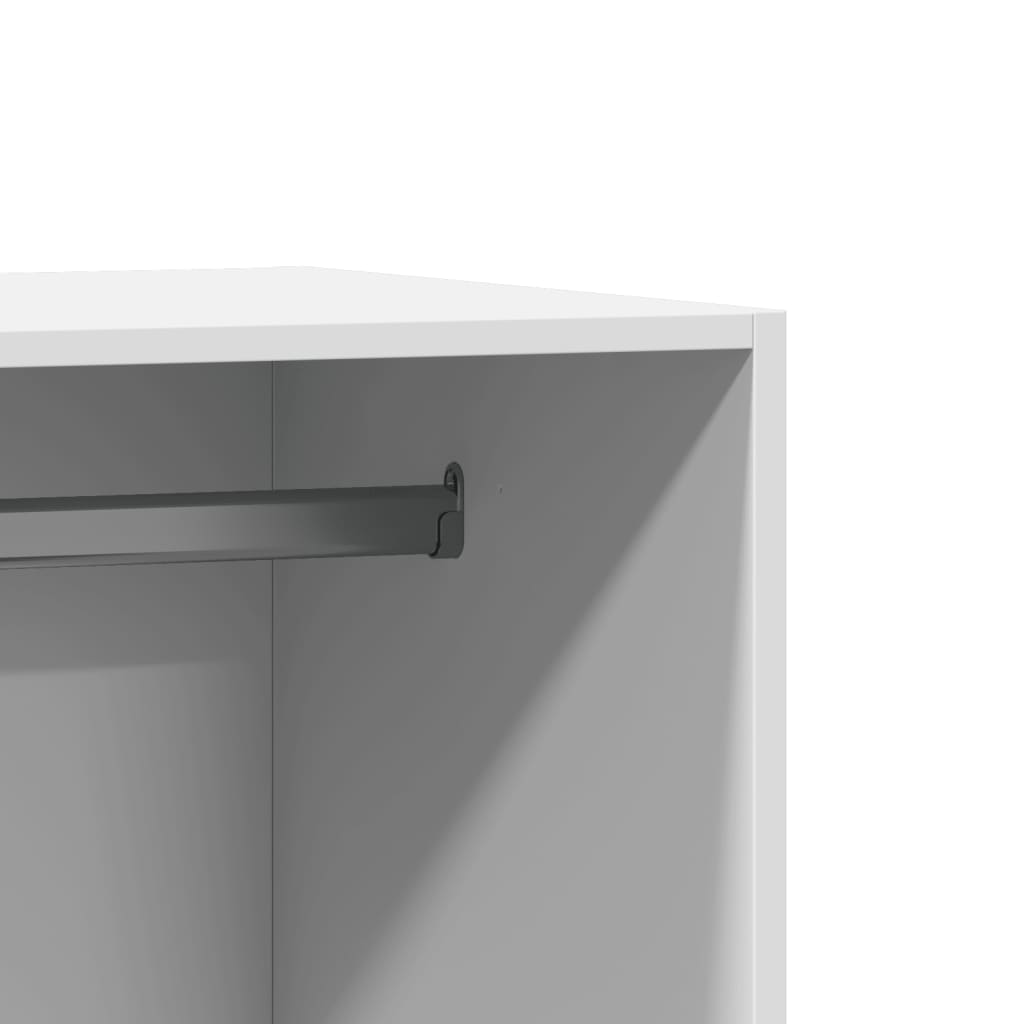 vidaXL Wardrobe White 48x41x102 cm Engineered Wood 6