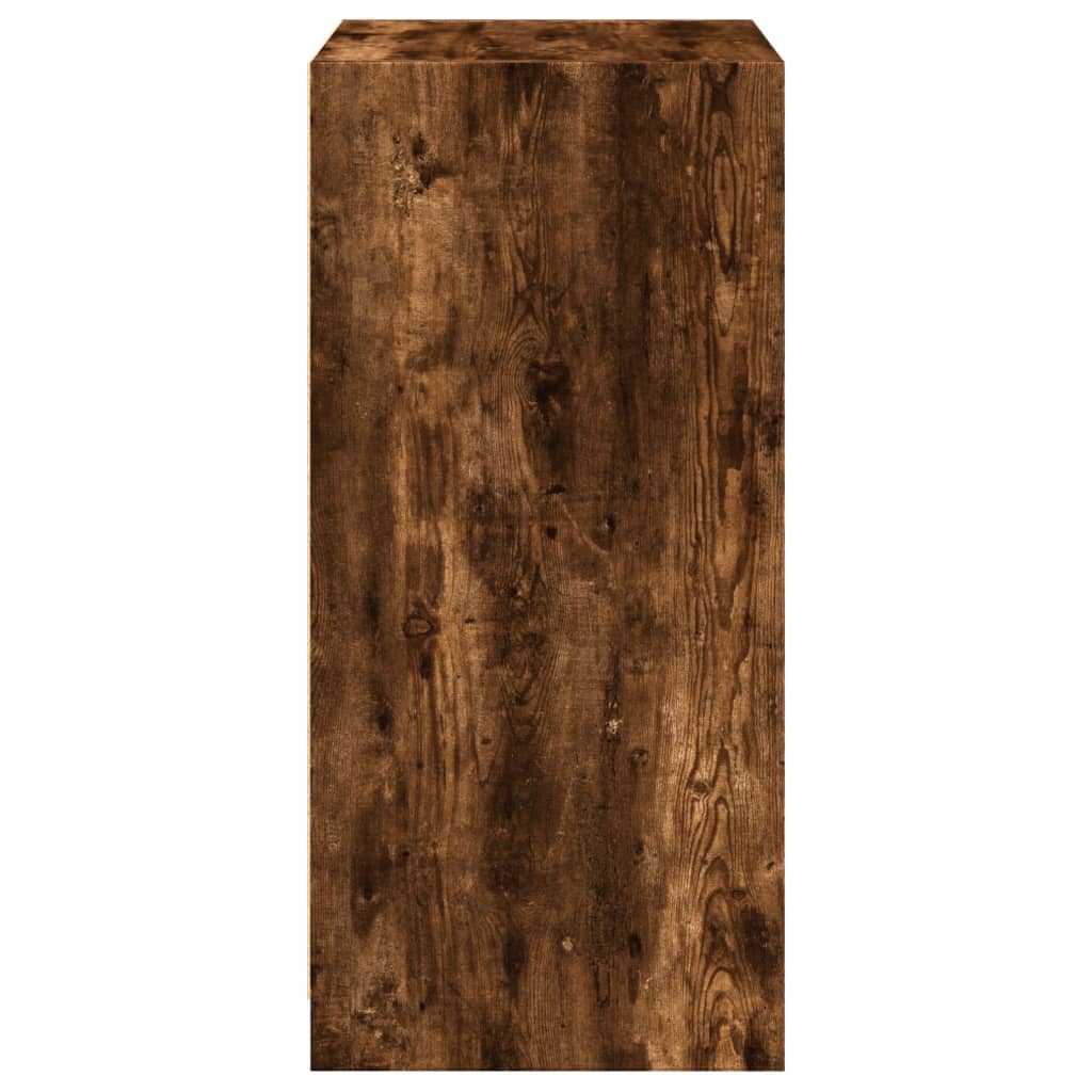 vidaXL Wardrobe Smoked Oak 48x41x102 cm Engineered Wood 6