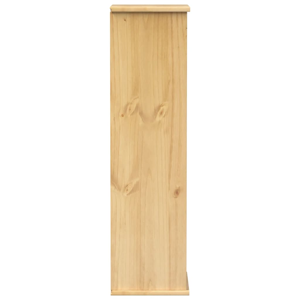 vidaXL CD Cabinet "Corona" 40x30x110 cm Solid Wood Pine 6